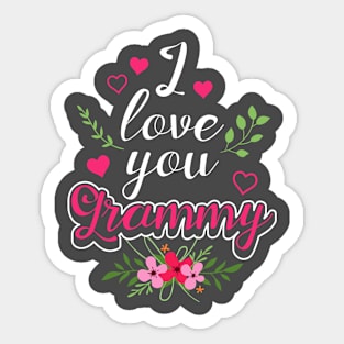 I love You Grammy Sticker